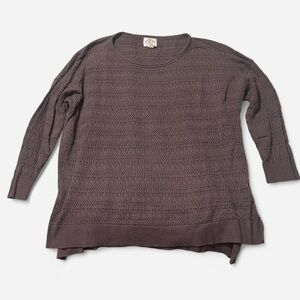 St. John's Bay Purple Knit Top